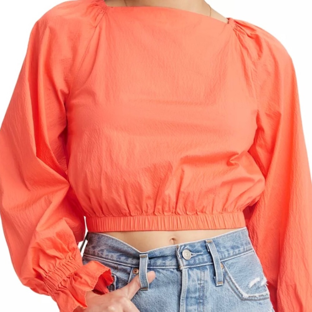 Levi’s Daphne Cotton Scrunchie Blouse